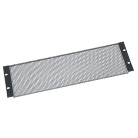 MIDDLE ATLANTIC PRODUCTS PANEL BLANK FLANGED 3 RMU, LARGE PERFORATION PATTERN, 5.25" VT3